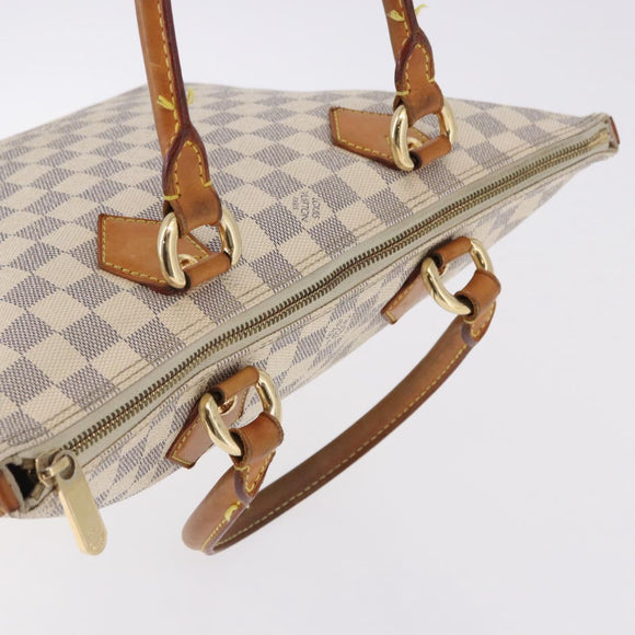 LOUIS VUITTON Damier Azur Saleya PM Tote Bag N51186 LV Auth 195046