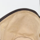 FENDI Zucca Canvas Vanity Pouch Black Brown Auth 195048-20