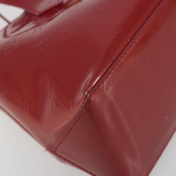 LOUIS VUITTON Monogram Vernis Wilshire PM Bag Pomme D'amour M93642 Auth 195049A