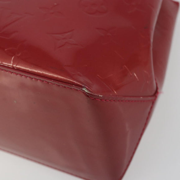 LOUIS VUITTON Monogram Vernis Wilshire PM Bag Pomme D'amour M93642 Auth 195049A