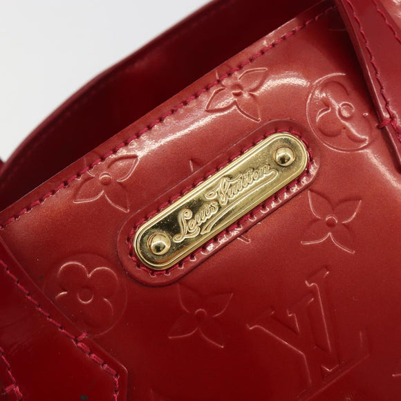 LOUIS VUITTON Monogram Vernis Wilshire PM Bag Pomme D'amour M93642 Auth 195049A
