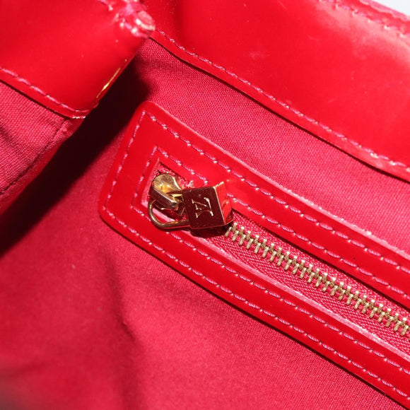 LOUIS VUITTON Monogram Vernis Wilshire PM Bag Pomme D'amour M93642 Auth 195049A