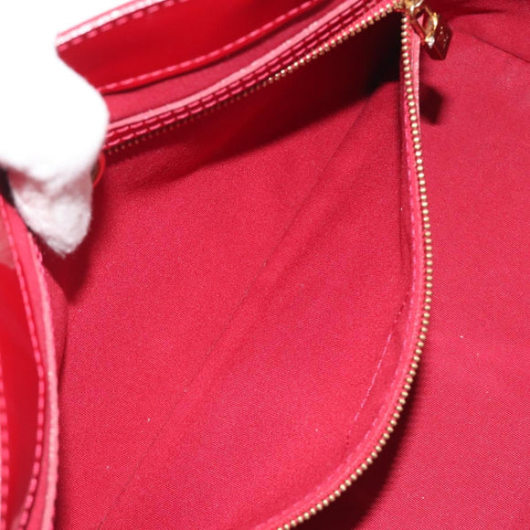 LOUIS VUITTON Monogram Vernis Wilshire PM Bag Pomme D'amour M93642 Auth 195049A