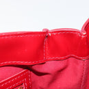 LOUIS VUITTON Monogram Vernis Wilshire PM Bag Pomme D'amour M93642 Auth 195049A-23