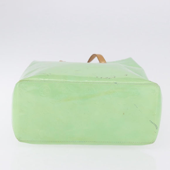LOUIS VUITTON Monogram Vernis Reade MM Hand Bag Peppermint M91305 LV Auth 195051