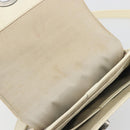 BURBERRY Nova Check Shoulder Bag Canvas Beige Auth 195053-11