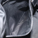CELINE Circle Tote Bag Nylon Black Gold Auth 195054A-21