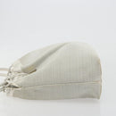 GUCCI Micro GG Canvas Shoulder Bag Leather White 90644 Auth 195055-5