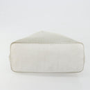 GUCCI Micro GG Canvas Shoulder Bag Leather White 90644 Auth 195055-9