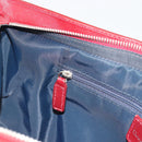 Christian Dior Trotter Canvas Hand Bag Navy Silver Auth 195056A-22