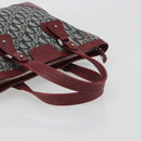Christian Dior Trotter Canvas Hand Bag Navy Silver Auth 195056A-7