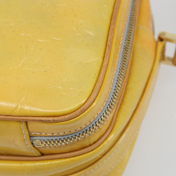 LOUIS VUITTON Monogram Vernis Wooster Shoulder Bag Gris M91036 LV Auth 195057