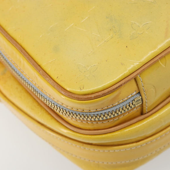 LOUIS VUITTON Monogram Vernis Wooster Shoulder Bag Gris M91036 LV Auth 195057