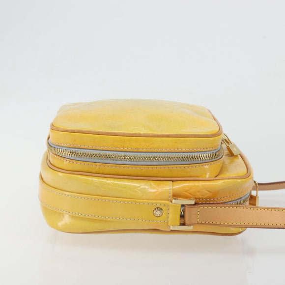 LOUIS VUITTON Monogram Vernis Wooster Shoulder Bag Gris M91036 LV Auth 195057