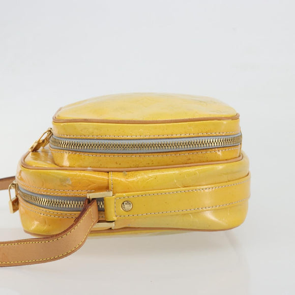 LOUIS VUITTON Monogram Vernis Wooster Shoulder Bag Gris M91036 LV Auth 195057