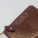 LOUIS VUITTON Monogram Vernis Pochette Cles NM Violet M93560 LV Auth 195058-17
