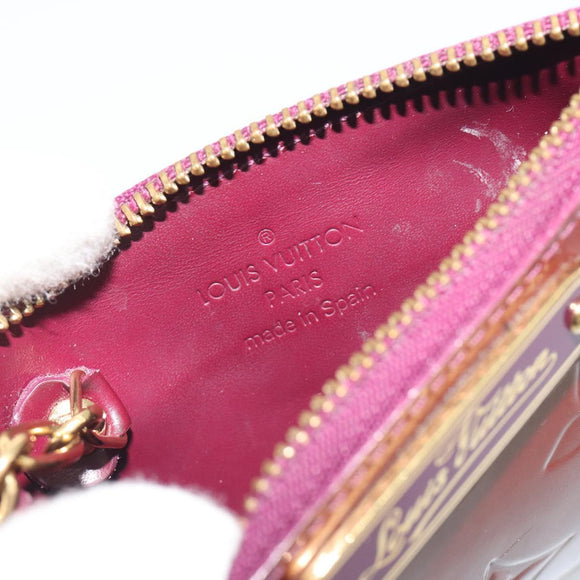 LOUIS VUITTON Monogram Vernis Pochette Cles NM Violet M93560 LV Auth 195058