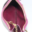 LOUIS VUITTON Monogram Vernis Pochette Cles NM Violet M93560 LV Auth 195058-11
