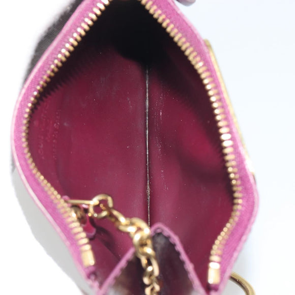LOUIS VUITTON Monogram Vernis Pochette Cles NM Violet M93560 LV Auth 195058