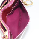 LOUIS VUITTON Monogram Vernis Pochette Cles NM Violet M93560 LV Auth 195058-20