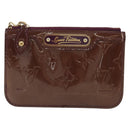 LOUIS VUITTON Monogram Vernis Pochette Cles NM Violet M93560 LV Auth 195058-13