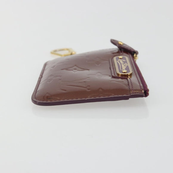LOUIS VUITTON Monogram Vernis Pochette Cles NM Violet M93560 LV Auth 195058