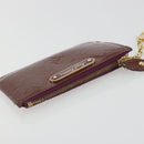 LOUIS VUITTON Monogram Vernis Pochette Cles NM Violet M93560 LV Auth 195058-5