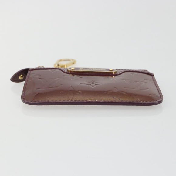 LOUIS VUITTON Monogram Vernis Pochette Cles NM Violet M93560 LV Auth 195058