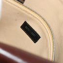 FENDI Shoulder Bag Harako leather Beige Silver Auth 195061-22