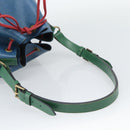 LOUIS VUITTON Epi Tricolor Noe Shoulder Bag Blue Red Green M44082 LV Auth 195062-7