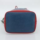 LOUIS VUITTON Epi Tricolor Noe Shoulder Bag Blue Red Green M44082 LV Auth 195062-5