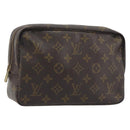 LOUIS VUITTON Monogram Trousse Toilette 23 Clutch Bag M47524 LV Auth 195063-1