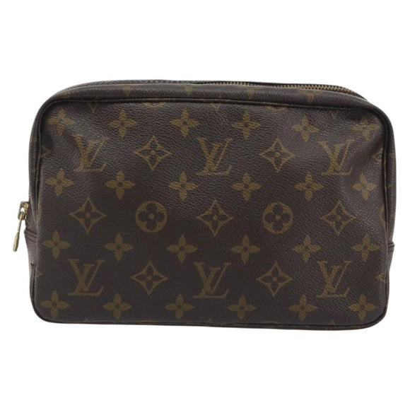 LOUIS VUITTON Monogram Trousse Toilette 23 Clutch Bag M47524 LV Auth 195063