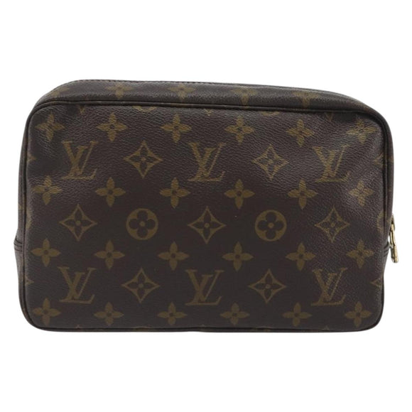 LOUIS VUITTON Monogram Trousse Toilette 23 Clutch Bag M47524 LV Auth 195063