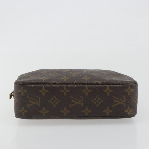LOUIS VUITTON Monogram Trousse Toilette 23 Clutch Bag M47524 LV Auth 195063
