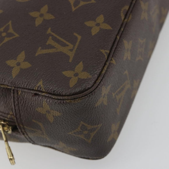 LOUIS VUITTON Monogram Trousse Toilette 23 Clutch Bag M47524 LV Auth 195063