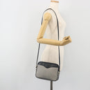 GUCCI Micro GG Canvas Shoulder Bag PVC Navy Gold Auth 195064-21