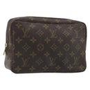 LOUIS VUITTON Monogram Trousse Toilette 23 Clutch Bag M47524 LV Auth 195066-1