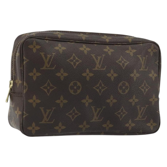 LOUIS VUITTON Monogram Trousse Toilette 23 Clutch Bag M47524 LV Auth 195066