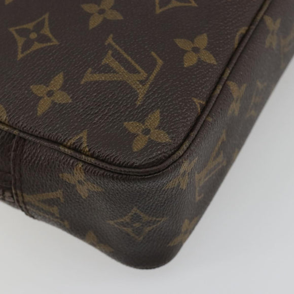 LOUIS VUITTON Monogram Trousse Toilette 23 Clutch Bag M47524 LV Auth 195066