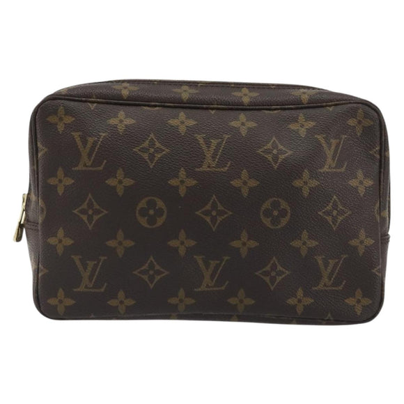 LOUIS VUITTON Monogram Trousse Toilette 23 Clutch Bag M47524 LV Auth 195066