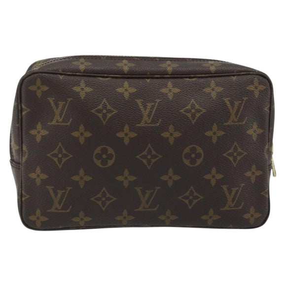 LOUIS VUITTON Monogram Trousse Toilette 23 Clutch Bag M47524 LV Auth 195066