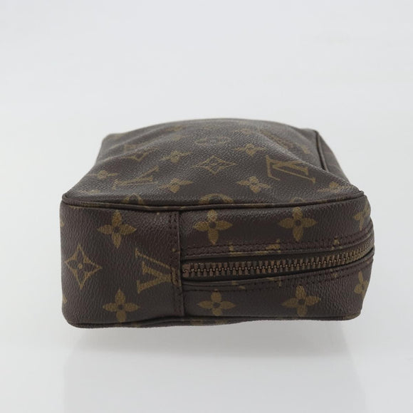 LOUIS VUITTON Monogram Trousse Toilette 23 Clutch Bag M47524 LV Auth 195066