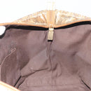 GUCCI GG Canvas GG Crystal Tote Bag Coated Canvas Gold 131230 Auth 195067-21