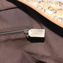 GUCCI GG Canvas GG Crystal Tote Bag Coated Canvas Gold 131230 Auth 195067-22