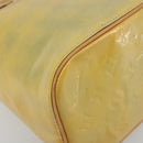 LOUIS VUITTON Monogram Vernis Houston Hand Bag Gris M91053 LV Auth 195071-15