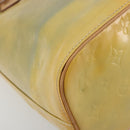 LOUIS VUITTON Monogram Vernis Houston Hand Bag Gris M91053 LV Auth 195071-17