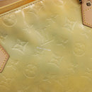 LOUIS VUITTON Monogram Vernis Houston Hand Bag Gris M91053 LV Auth 195071-10
