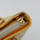 LOUIS VUITTON Monogram Vernis Houston Hand Bag Gris M91053 LV Auth 195071-19