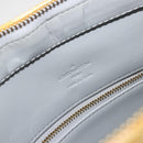 LOUIS VUITTON Monogram Vernis Houston Hand Bag Gris M91053 LV Auth 195071-20